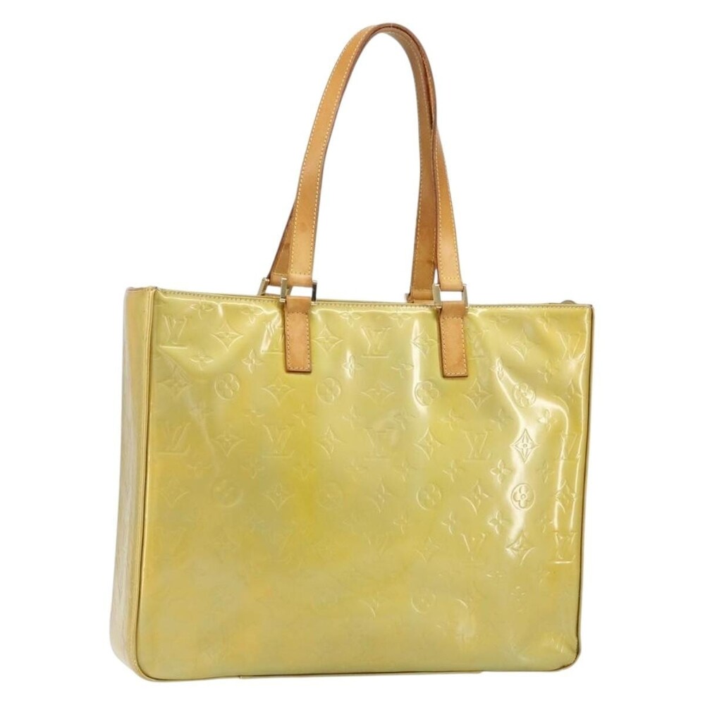 Louis Vuitton Monogram Vernis Columbus Tote Bag Gray